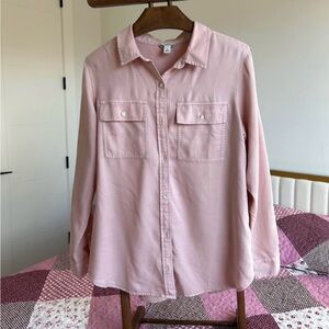 L.L. Bean women’s Dusty Rose Button-Down Shirt